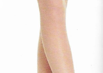 Bas cuisse auto-fixants pour compression veineuse