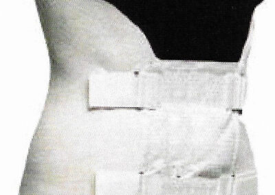 Corset tissu avec cage type CIV B sur-mesure